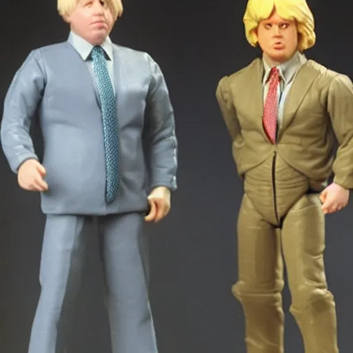 Image similar to Boris johnson as a 1980s style Kenner action figure