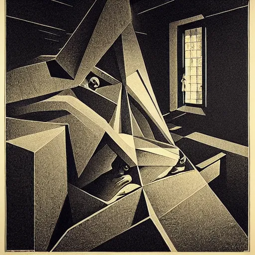 Image similar to lithography on paper secret lair conceptual figurative post - morden monumental dynamic portrait by goya and escher and hogarth, illusion surreal art, highly conceptual figurative art, intricate detailed illustration, controversial poster art, polish poster art, geometrical drawings, no blur