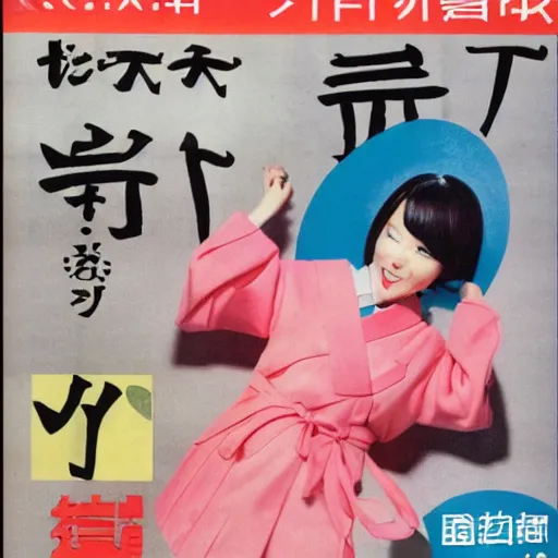 Image similar to bright japanese magazine advertisements