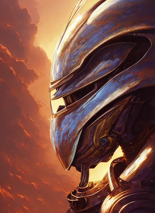 Prompt: highly detailed portrait of reflection of dragonfire on shiny knight helmet, raytracing, fantasy art by by simon bisley, loish, rhads, ferdinand knab, makoto shinkai and lois van baarle, ilya kuvshinov, rossdraws, tom bagshaw, global illumination, radiant light, detailed and intricate environment