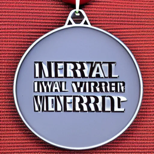 Prompt: internet keyboard warrior medal, award, photorealistic, detailed