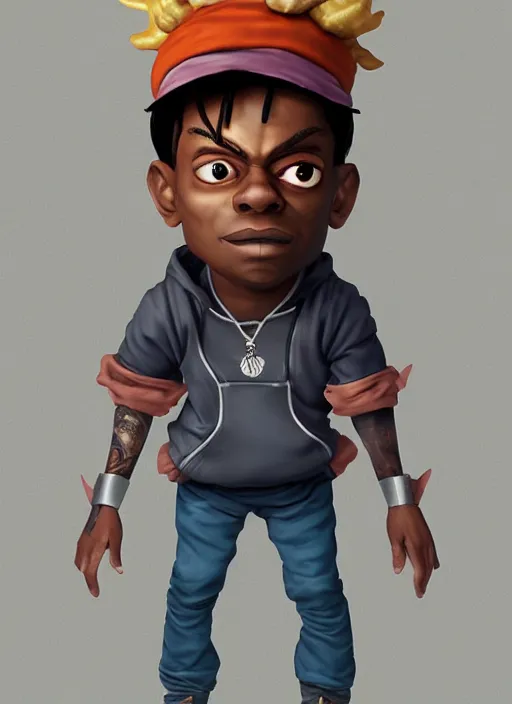 Prompt: ski mask the slump god as a fall guys character, au naturel, hyper detailed, digital art, trending in artstation, cinematic lighting, studio quality, smooth render, unreal engine 5 rendered, octane rendered, art style by klimt and nixeu and ian sprigger and wlop and krenz cushart