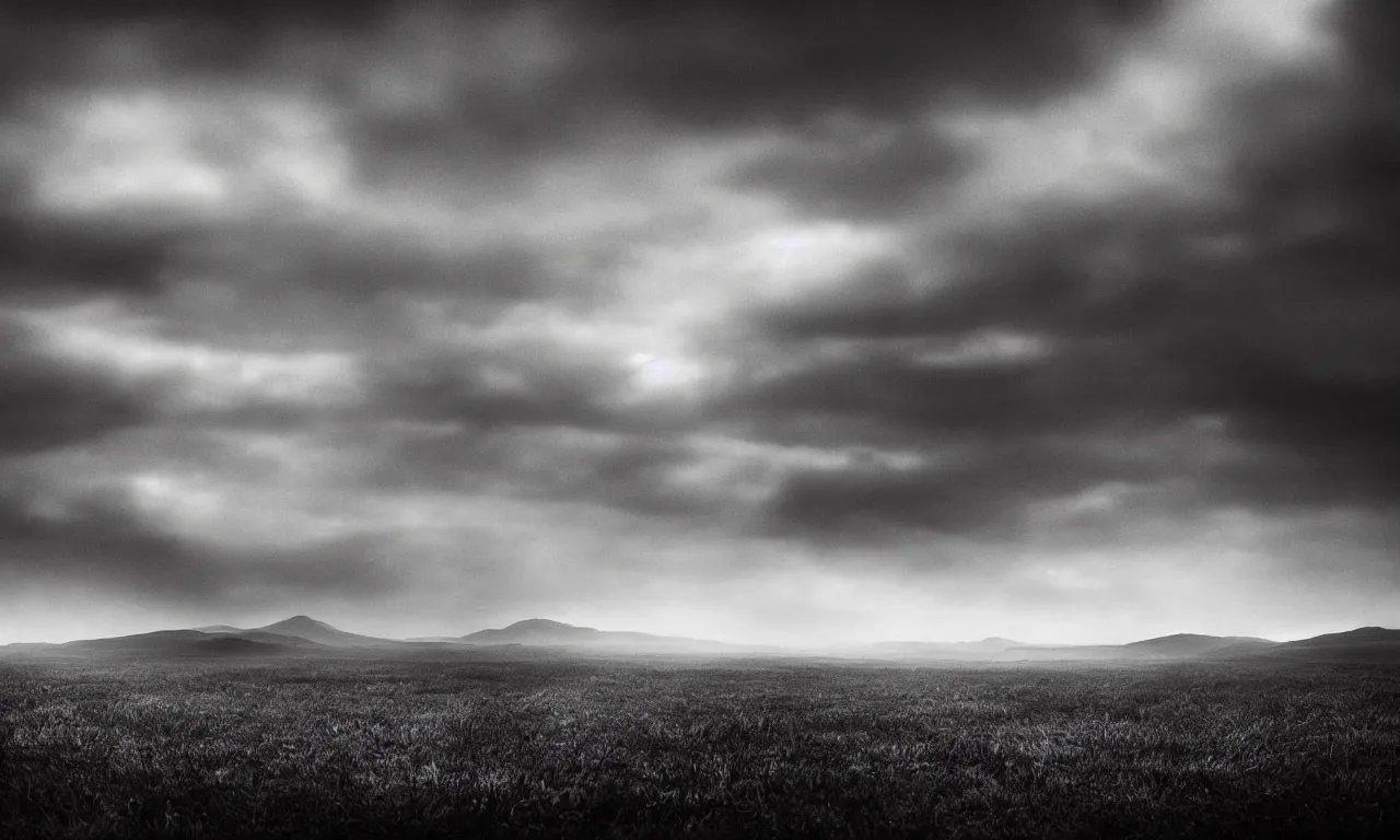 Prompt: a amazing beautiful award winning landscape photo of a very dark world, cinematic