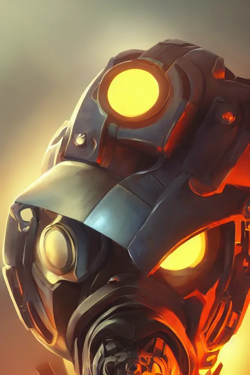 Image similar to epic mask helmet robot ninja portrait stylized as fornite style game design fanart by concept artist gervasio canda, behance hd by jesper ejsing, by rhads, makoto shinkai and lois van baarle, ilya kuvshinov, rossdraws global illumination radiating a glowing aura global illumination ray tracing hdr render in unreal engine 5