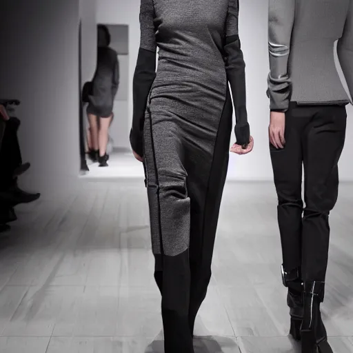 Image similar to giger hugo boss high fashion