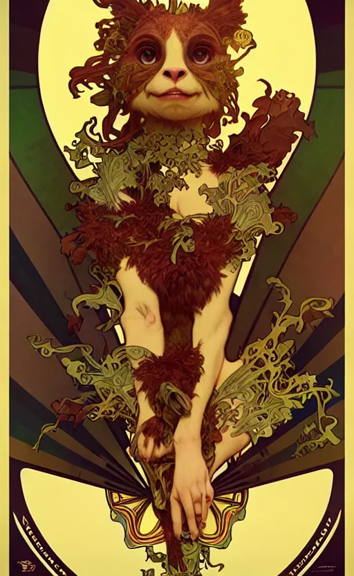 Prompt: exquisite imaginative anthropomorphic creature poster art, movie art, by lucusfilm, weta studio, alphonso mucha, jame jean 8 k, denoised