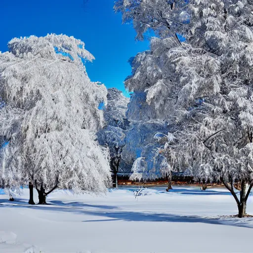 Prompt: snowy landscape