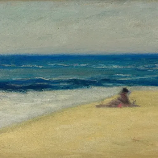 Prompt: a painting in the style of philip wilson steer.