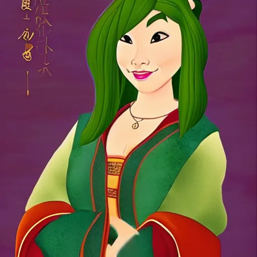 Image similar to portrait of an asian fiona from shrek ( 2 0 0 1 )