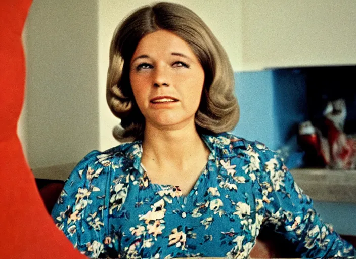 Image similar to 1 9 7 0 s color movie still of a woman