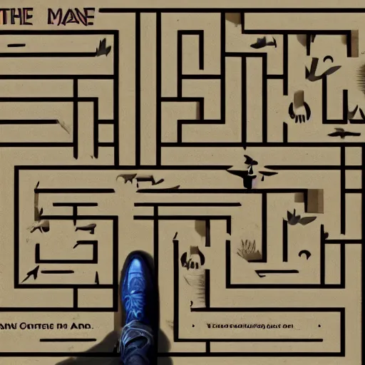 Image similar to man in the maze