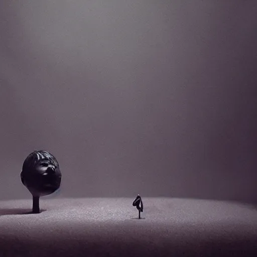 Image similar to the shame, surrealistic detailed claymation art, dark, moody, foggy