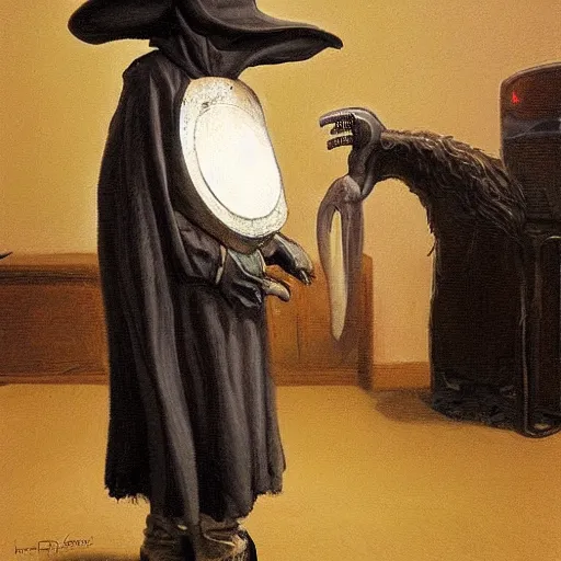 Image similar to plague doctor by dorian vallejo