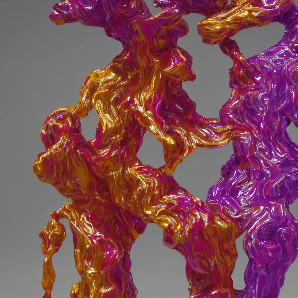 Image similar to painful pleasures by lynda benglis, octane render, colorful, 4 k, 8 k