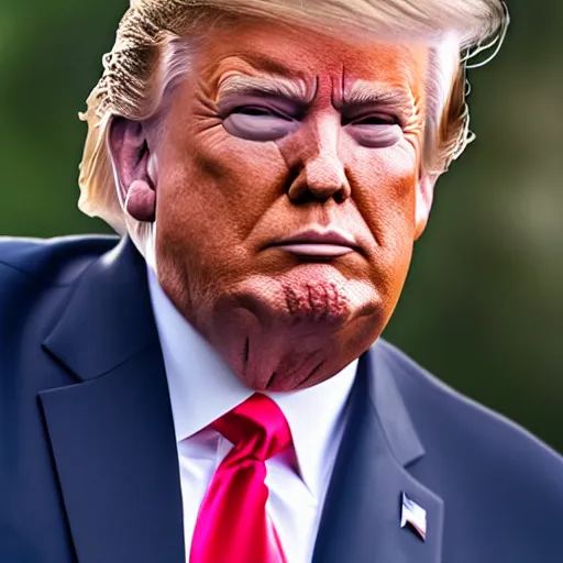 Prompt: Trump, highly detailed, high quality, HD, 4k, 8k, Canon 300mm, professional photographer, 40mp, lifelike, top-rated, award winning, realistic, sharp, no blur, edited, corrected