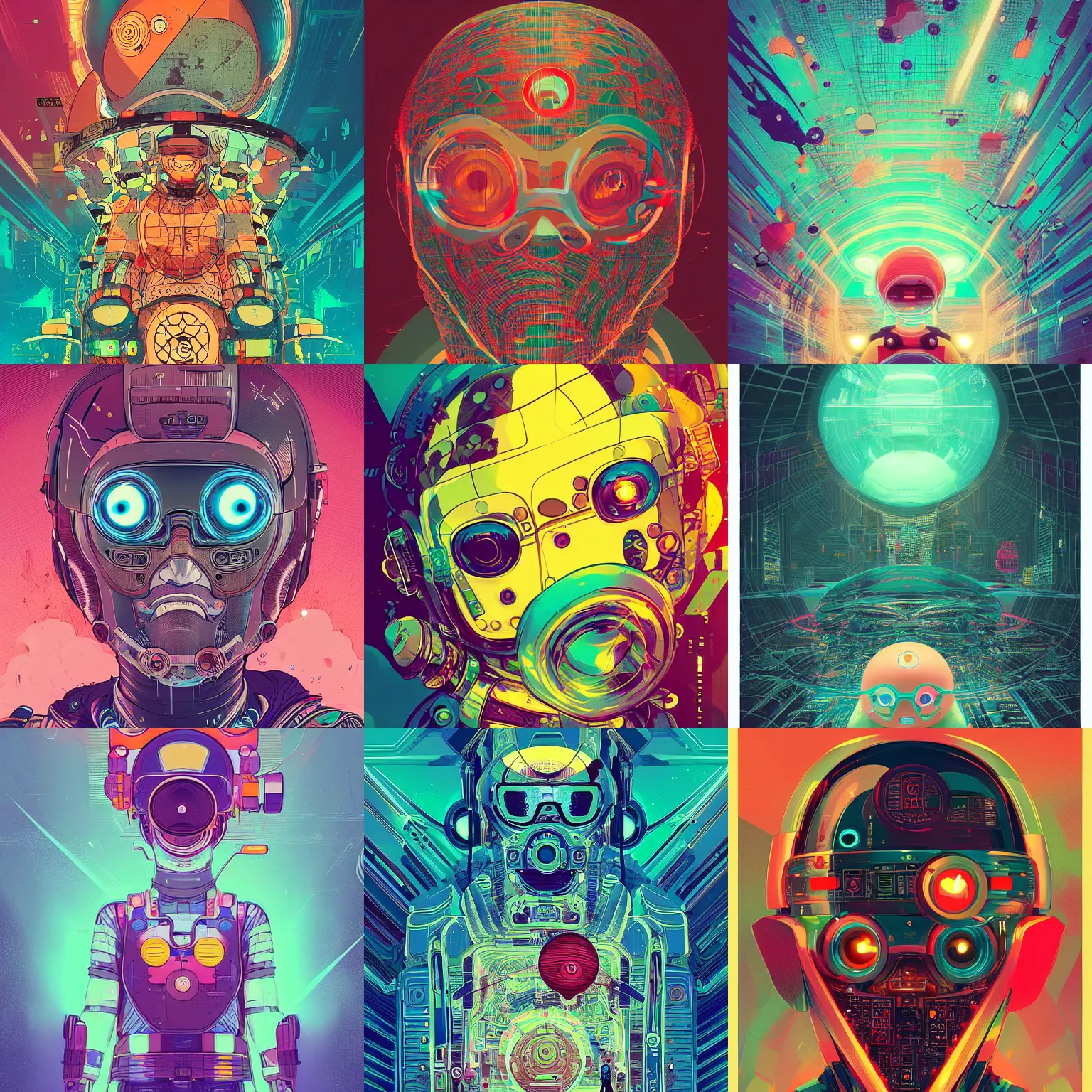 Prompt: cyberpunk art, futuristic product design, by petros afshar takashi murakami victo ngai akira toriyama, behance contest winner, featured on pixiv, neoplasticism, pop surrealism, serial art