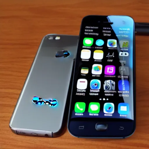 Image similar to samsung galaxy s 2 2 hybrid with a iphone 5 s with ios 1 6