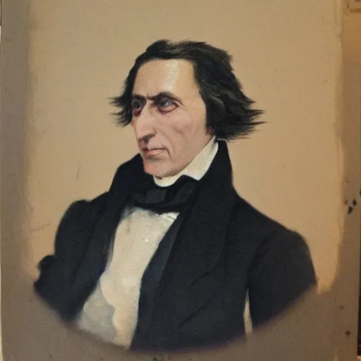 Prompt: realistic painting of old frederic chopin at age 7 1, very realistic, beautiful, 1 / 4 headshot