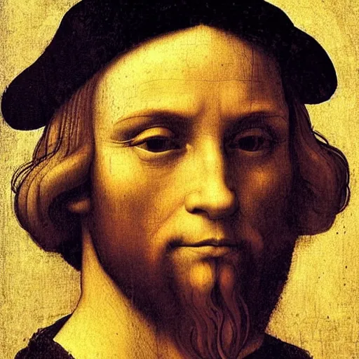 Image similar to Leonardo da Vinci self portrait