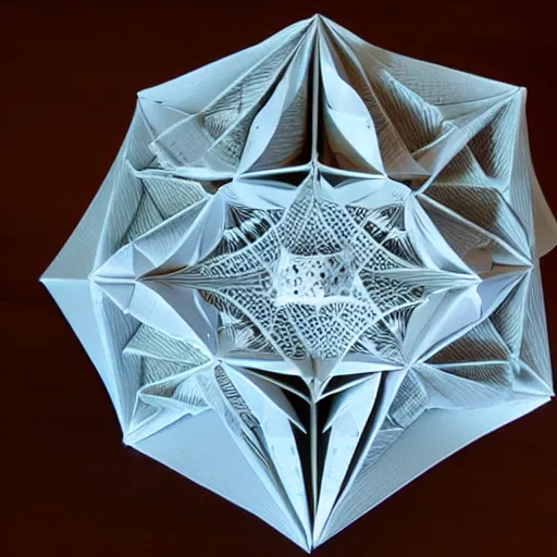 origami megastructure, extremely high definition, | Stable Diffusion ...