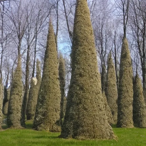 Image similar to forest of cartoon trees