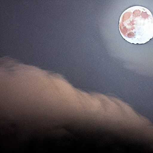 Image similar to award winning photo of the moon crashing on earth