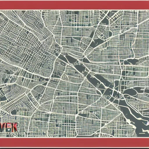 Prompt: new york map in the style of claire brewster