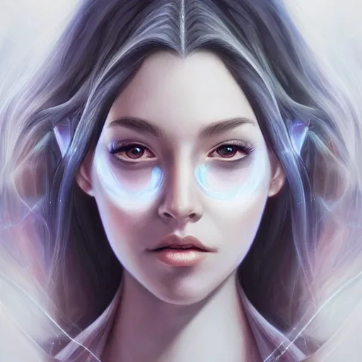 Image similar to beautiful realistic portrait of astral portal by artgerm