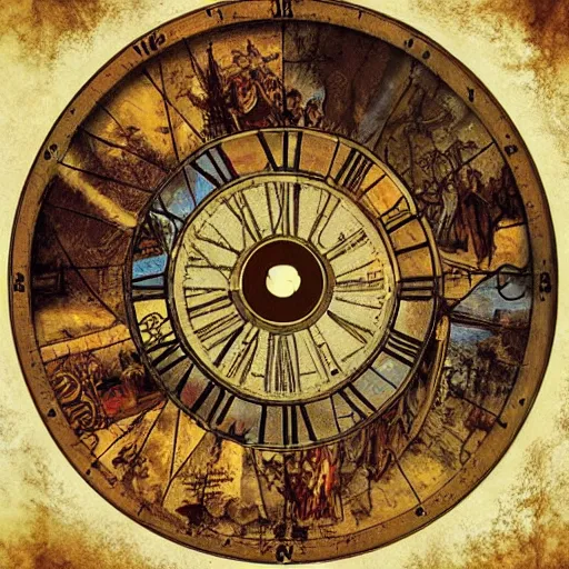 Prompt: a drawind of time machine by da vinci