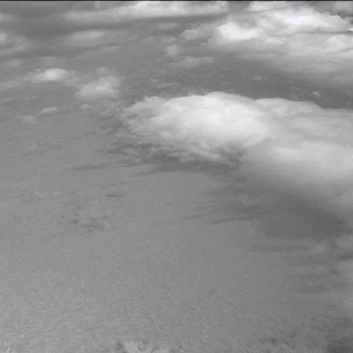 Image similar to infrared camera view from bomber, miltary