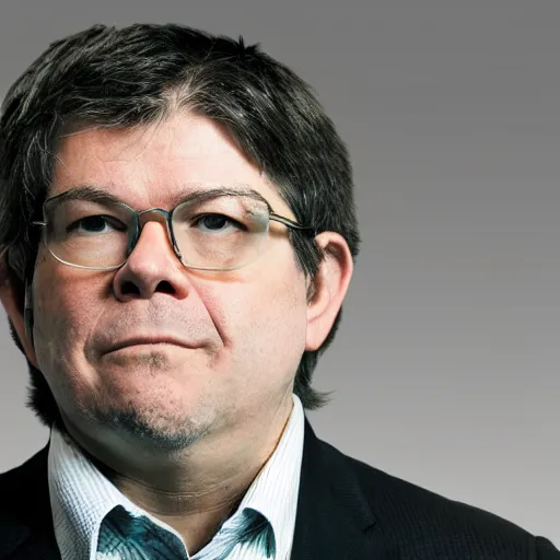 Prompt: a portrait of Yann LeCun as one of the borg