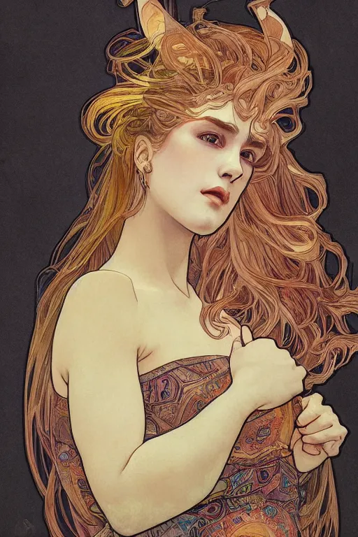 Prompt: beautiful female ogre royalty, digital art, 8k, character, realistic, portrait, photorealism, japan watercolour, masterpiece art, alphonse mucha