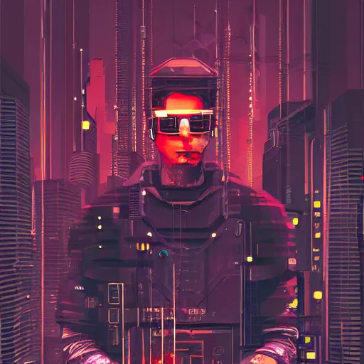 Prompt: artwork in the style of cyberpunk