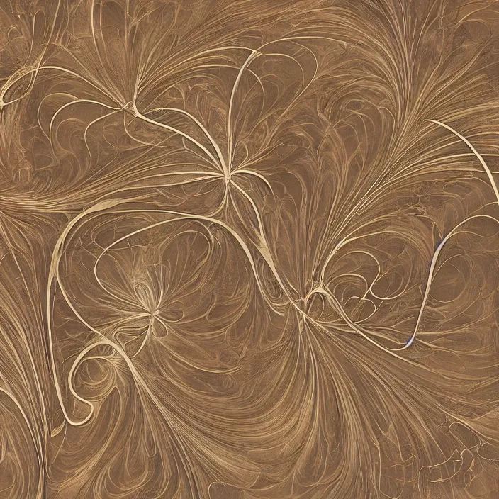 Image similar to botanical illustration (1667), fractal flame