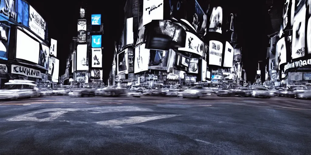 Prompt: a blue and white tuk tuk in Times Square at night, dark washed tint, dream-like heavy atmosphere, dark baroque painting, beautiful detailed intricate insanely detailed octane render trending on Artstation, 8K artistic photography, photorealistic, dramatic volumetric cinematic perfect light, chiaroscuro, award-winning photograph, masterpiece, Raphael, Caravaggio, Beksinski, Giger, 4k