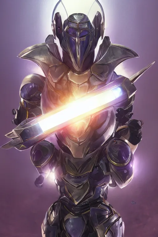 Image similar to helmet armor guardian destiny in witch queen illumination ray tracing hdr fanart arstation by sung choi robot ninja mask and eric pfeiffer and gabriel garza and casper konefal