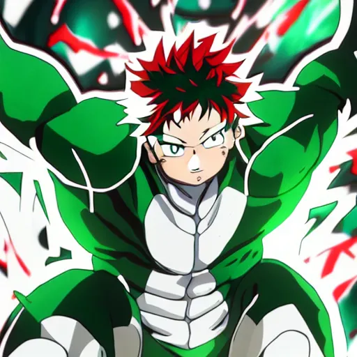 Image similar to 4k photo of Izuku Midoriya