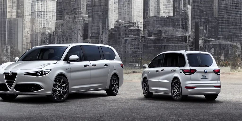 Image similar to 2022 Alfa Romeo Minivan