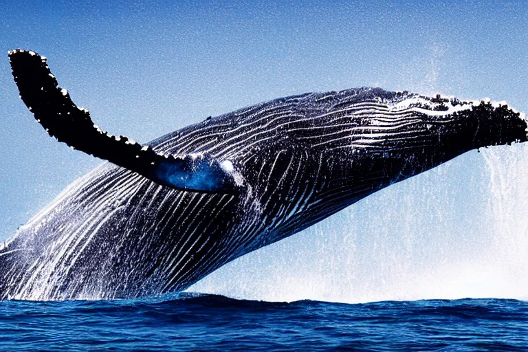 Image similar to a humpback whale flying over an nfl game ultra detailed realistic photograph cinematic lighting