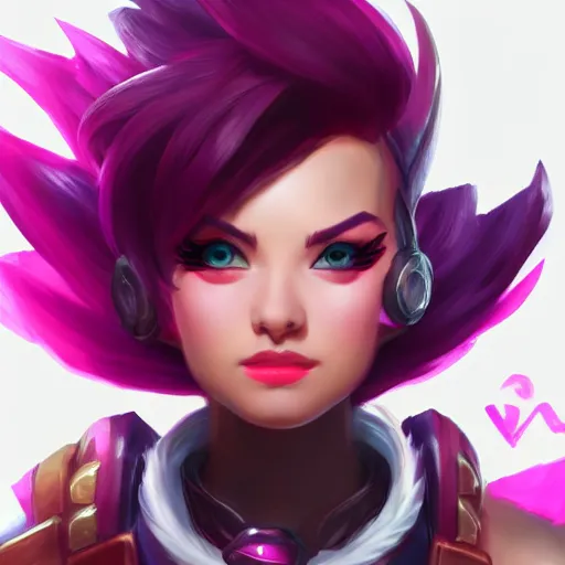 Prompt: portrait of Vi from League of Legends, by Fortiche Studio, by Riot Games, from Netflix's Arcane, trending on artstation,fine details, realistic shaded, fine-face, painted texture, pretty face