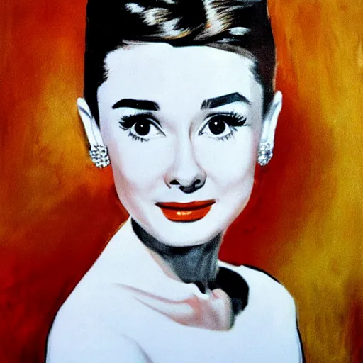 Prompt: audrey hepburn art by hans rottenhammer