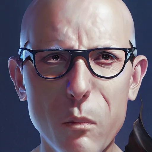 Prompt: An anime portrait of Maynard Keenan, by Stanley Artgerm Lau, WLOP, Rossdraws, James Jean, Andrei Riabovitchev, Marc Simonetti, and Sakimichan, tranding on artstation