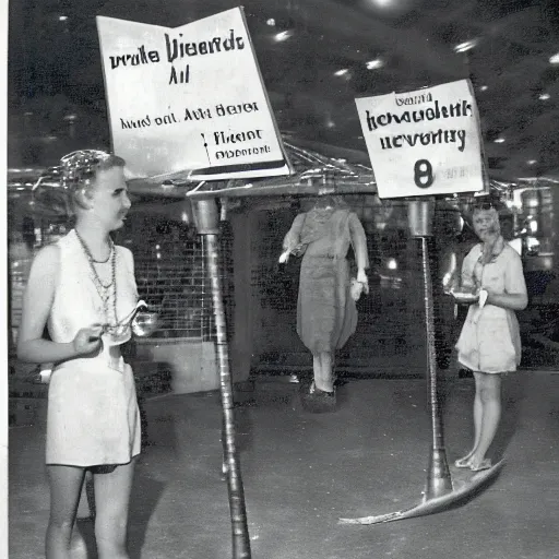 Prompt: an exciting new invention from the 1 9 3 7 world ’ s fair, photograph