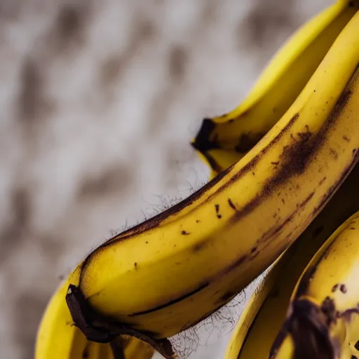 Prompt: banana high detail photo macro 4 k