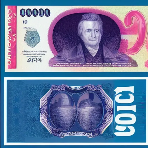 Image similar to concept design £ 5 0 note for the year 2 0 3 3