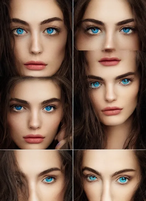Image similar to style sheets, portraits of a stunningly beautiful eyes, 🧑