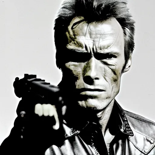 Prompt: Clint Eastwood as The Terminator