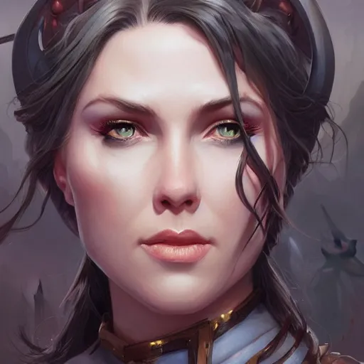 Image similar to angela white, d & d, fantasy, portrait, highly detailed, digital painting, trending on artstation, concept art, sharp focus, illustration, art by artgerm and greg rutkowski and magali villeneuve