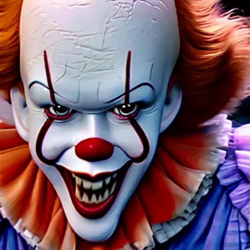 Image similar to Pennywise As seen in Pixar animated movie Up 4K quality super realistic