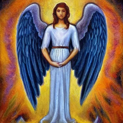 Image similar to archangel auriel holding your hand